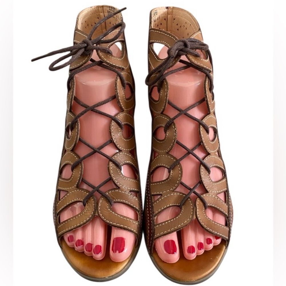 L’Artiste by Spring step Laure lace up heeled sandals (41)